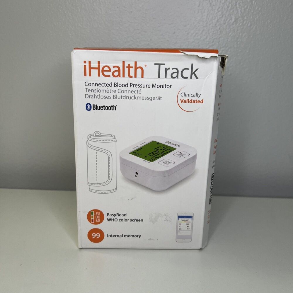 iHealth C4 Track ConnectedArm Blood Pressure Monitor  Wireless Bluetooth.